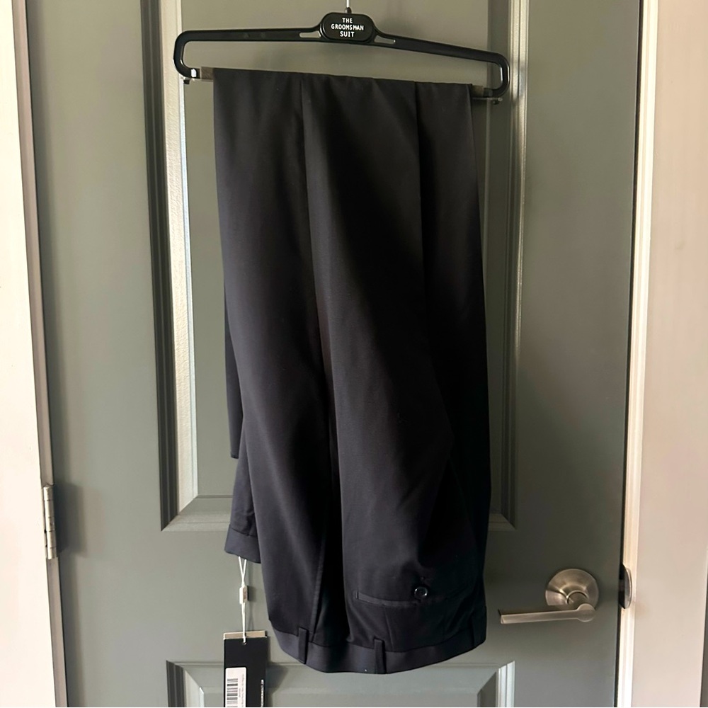 NWT The Groosman Suit - Black Slim Pants - Size 33R